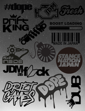 Load image into Gallery viewer, 20 Random Set of JDM Decals Pack