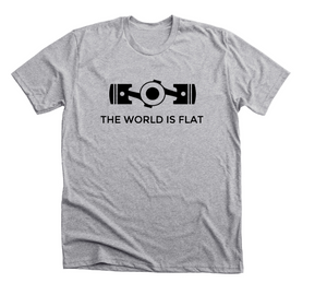 GT86 The World is Flat Boxer Engine T-Shirt