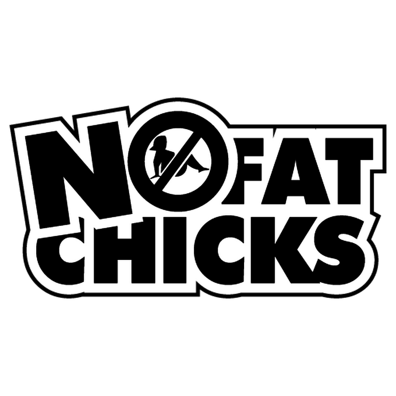 No Fat Chicks V2 JDM Vinyl Decal