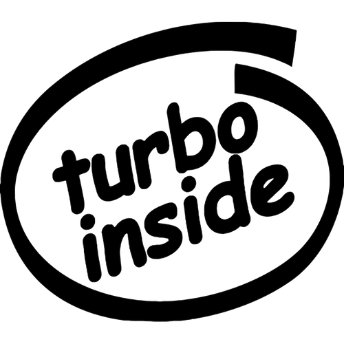 Turbo Inside JDM Vinyl Decal