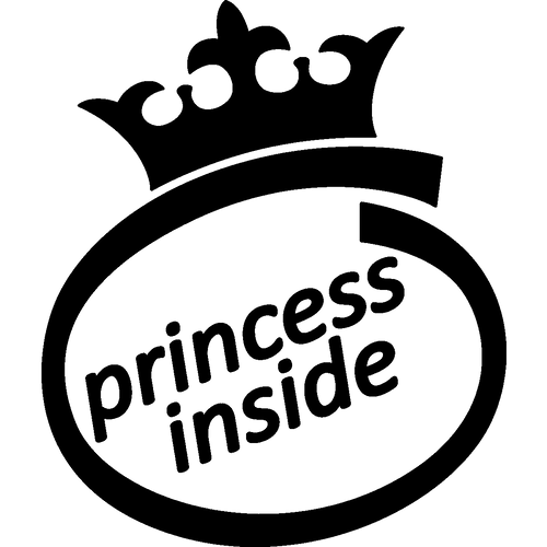 Princess Inside JDM Vinyl Decal